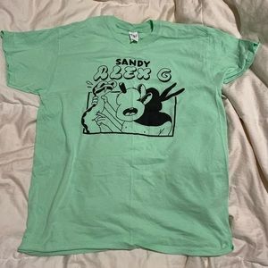 sandy alex g band tee shirt